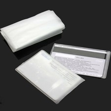 Dust Protector Card Holder ID Sleeve 16pcs 9.6 6.1cm Cover Holder for credit