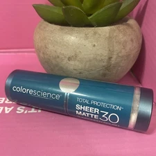 Colorescience ~ Total Protection Sheer Matte Sunscreen Brush SPF 30 ~ NEW SEALED