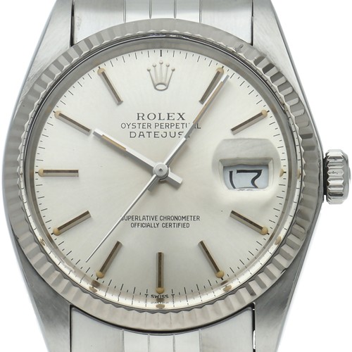 ROLEX datejust men's watch antique 16014(8) K18WG/Stainless Steel mensWatch ...