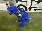 Vintage 1993 Transformers G2 Grimlock Blue Dinobot Takara Figure Incomplete