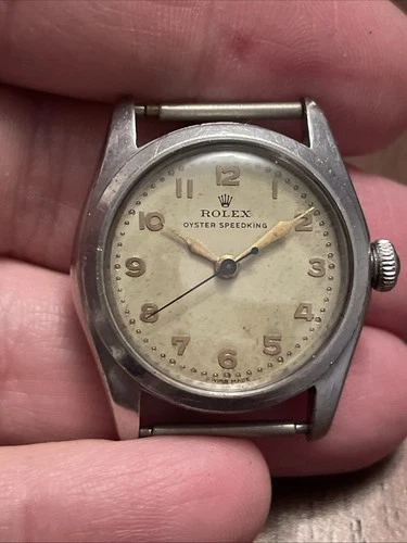 Vintage Rolex Oyster Speedking 5056 To Restore Serial 628643