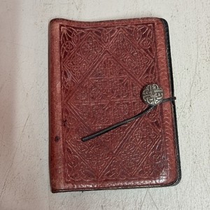Oberon Design Leather Journal Small Notebook Cover 9"x6" Brown California