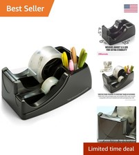 Durable 2-in-1 Tape Dispenser, 1" & 3" Cores - Ultimate Office & Craft Solution