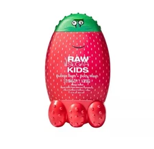 Raw Sugar Kids 2-in-1 Liquid Bubble Bath & Body Wash, Strawberry Vanilla, 12 oz
