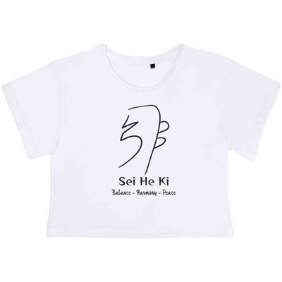 'Sei He Ki' Women's Cotton Crop Tops (CO058686)