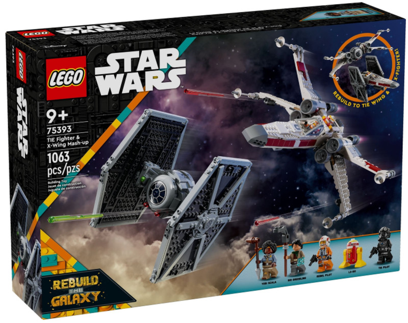 LEGO Star Wars: TIE Fighter & X-wing Mash-up (75393) - New/Sealed/Retired