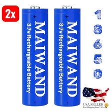 3.7V Rechargeable Battery 2000mah Capacity High Quality 2x Pack New Batteries