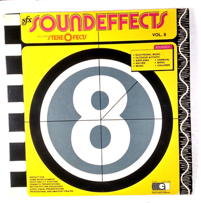 SFX SOUND EFFECTS ~ / 1979 VOLUME 8  Vinyl LP GSLP-4608