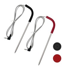 2-Pack Meat Thermometer Replacement for Pit Boss Pellet Grills and Red