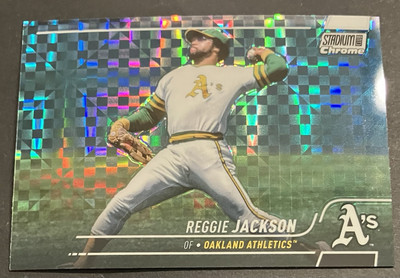 2022 Topps Stadium Club Chrome Reggie Jackson #217 X-Fractor