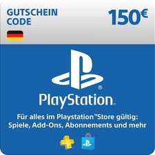 Sony PlayStation Store Guthaben 150 Euro / PS...