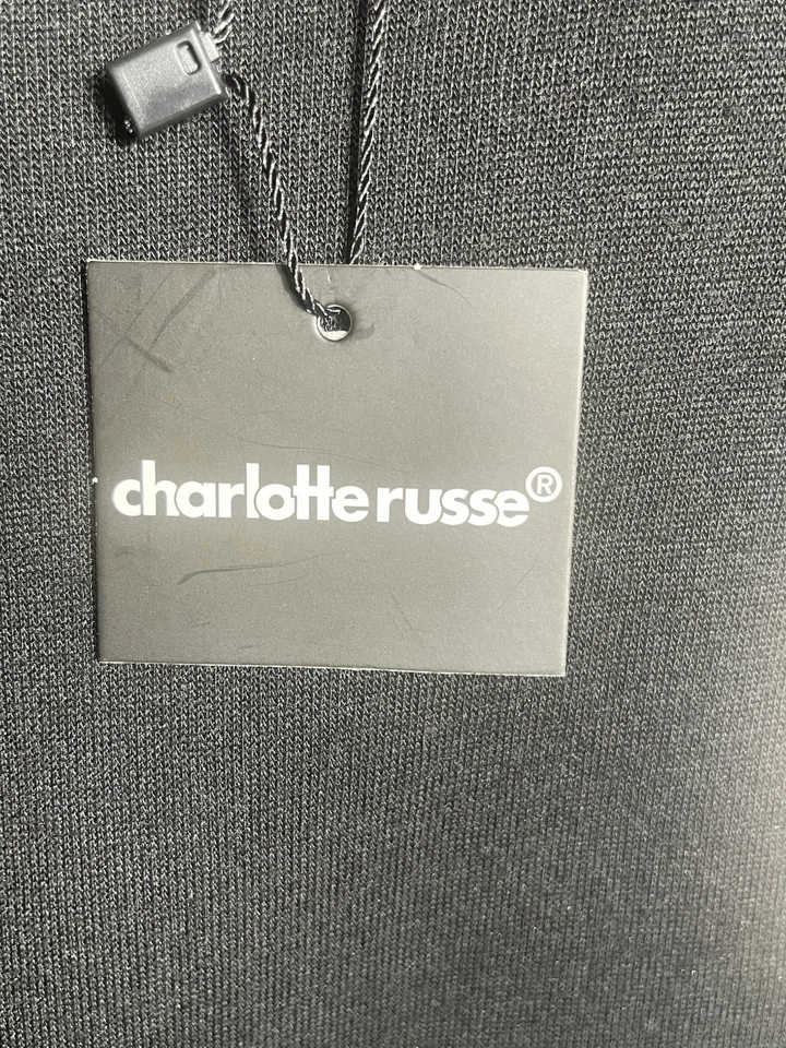 Charlotte Russe Mujer Talla XL Negro NY City Sudadera Pullover Informal Nuevo con Etiquetas Foto 2 de 4