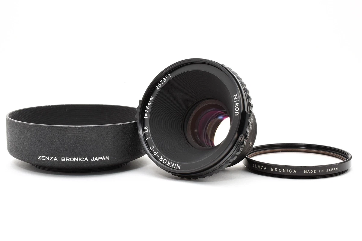 Nikon NIKKOR 75mm Focal Camera Lenses for Bronica for sale | eBay