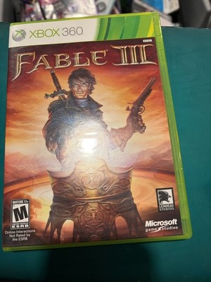 Fable III (Xbox 360, 2010) GOOD,  W/MANUAL! super clean