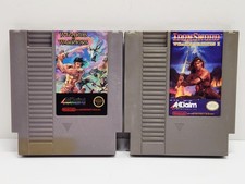 Wizards Warriors Iron Sword Nintendo NES Acclaim Cleaned Tested