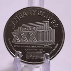 Super Bowl XXXIII Broncos vs Falcons Coin 1 Troy Oz .999 Fine Silver Round