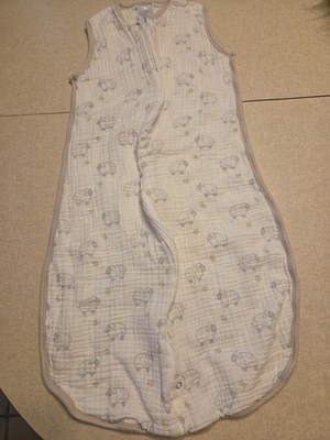 Swaddle Designs Zzzip Me Sleep Sack 12-18 Months Muslin Sheep