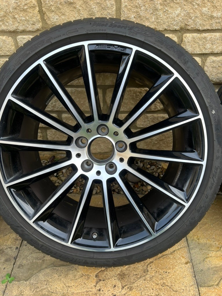 Mercedes 20" Turbine wheels W212 E Class Complete with Michelin PS3 Tyres - Image 3