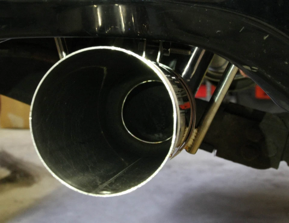M2 HORNET HONDA CIVIC SPORT EP2 EP1 90MM TIP EXHAUST BACK BOX + BUNG 2.5" Y2951 - Image 3 of 4