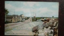 Lobster Village, Wells Beach, ME - 1909, Rough Edges, Several Folds
