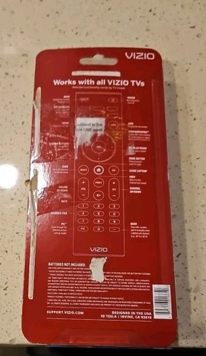 VIZIO Manufactured Universal Smart TV Remote XRT140C - New (Open Box) - Picture 5 of 5