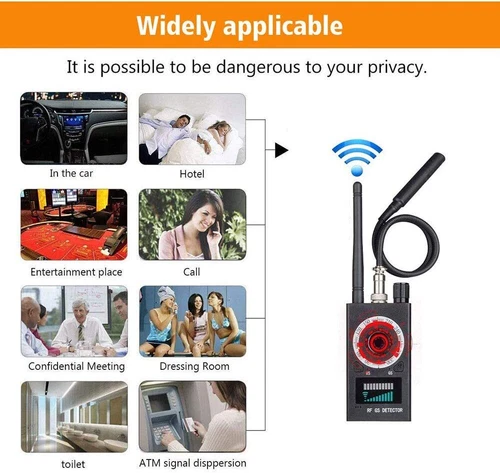K18 Signal Detektor Störsender Wireless GPS Detektor Versteckter Kamera Finder - Bild 12 von 24