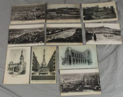10x alte Ansichtskarten - 10x versch. Lyon Motive um 1900 - Carte Postale  /S315