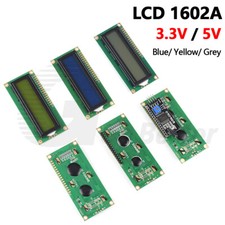 LCD Character Display Module 1602A 3.3V 5.5V Backlight Blue Yellow Grey 16x2 IIC