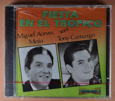 MIGUEL ACEVES MEJIA / TONY CAMARGO Fiesta En El Trop. Vol. 2 LATIN CD SEALED RCA