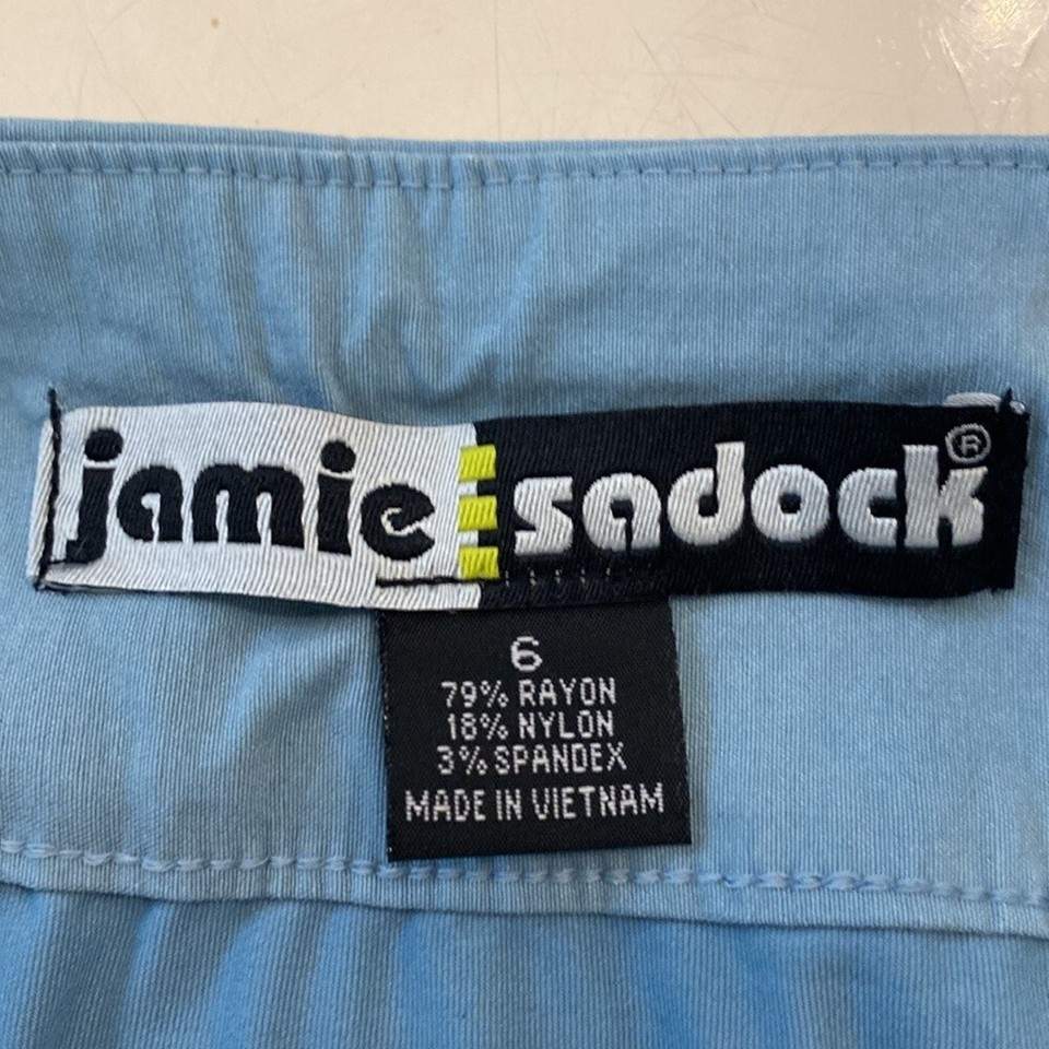 Jamie Sadock Ladies Golf Skirt. Light Blue. Size 6. Lined w/Under