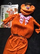 Fozzie Bär * MUPPETS  Sesamstrasse Kinder Kostüm * Ungetragen * 7/8 Jahre * L