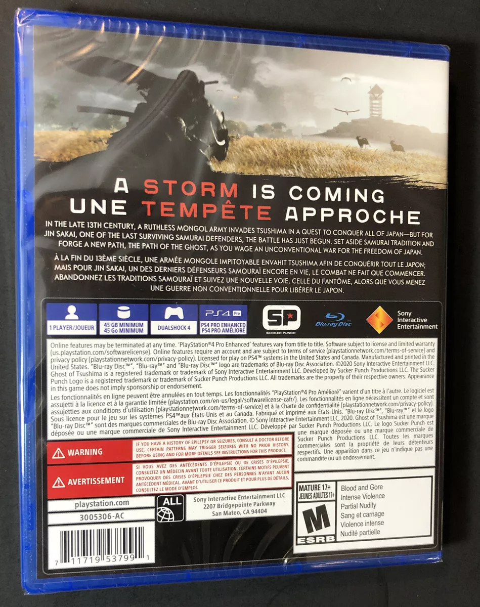 Ghost of Tsushima Launch Edition - PlayStation 4