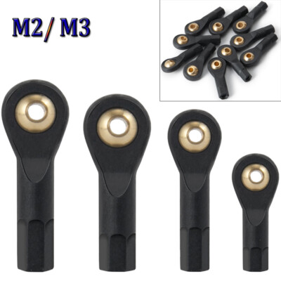 Plastic M2 / M3 Link Tie Rod End Ball Head Joint for RC Crawler Car Boat DIY