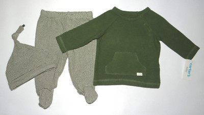 Baby boy clothes, 3 months, Carter's Soft lightweight fleece Take me Home Set