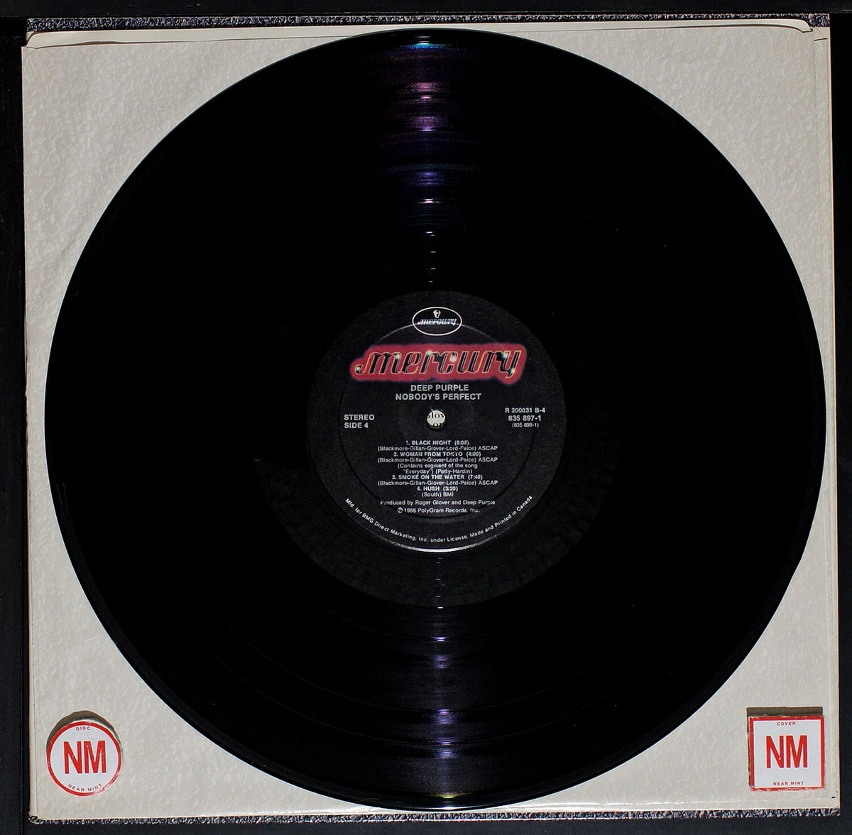 Deep Purple Nobody's Perfect レコード Deep Purple – Nobody's Perfect – 2 x Vinyl (Hauppauge