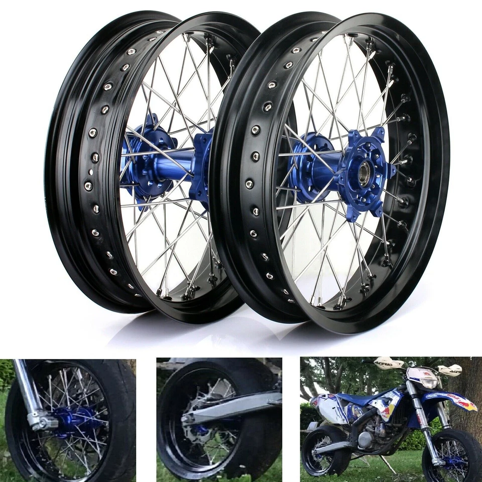 Juego de llantas CNC Supermoto de 17" para BETA RR/RR Race Edition/RR-S/Xtrainer 20+ Foto 4 de 4