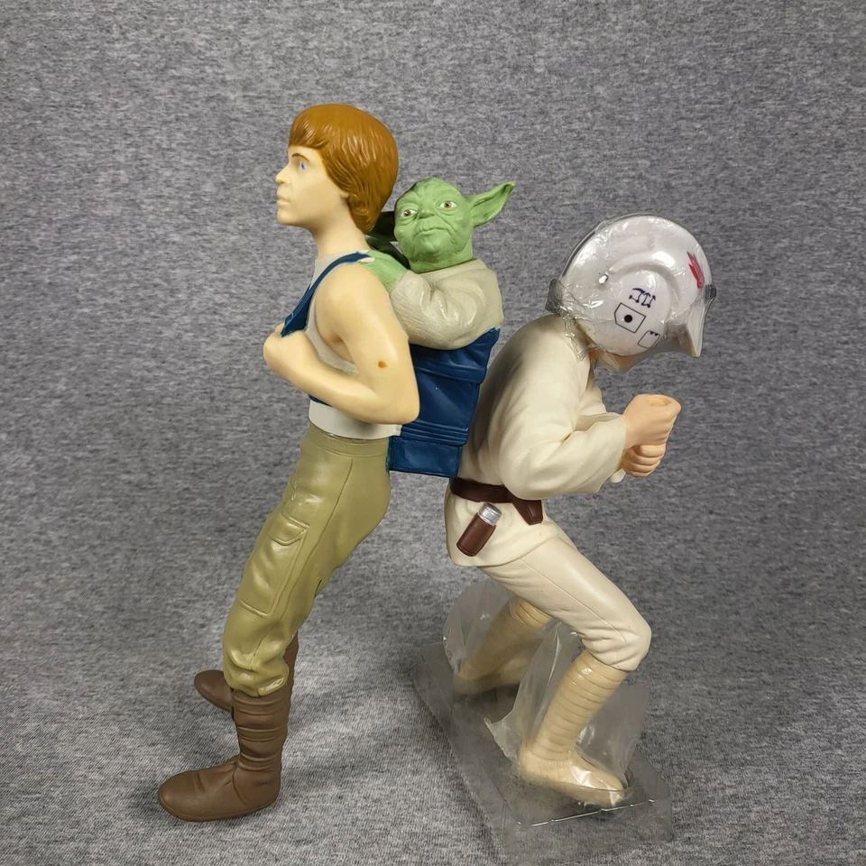 Lote de 2 figuras Star Wars Applause LUKE SKYWALKER y YODA 1995 Foto 2 de 4