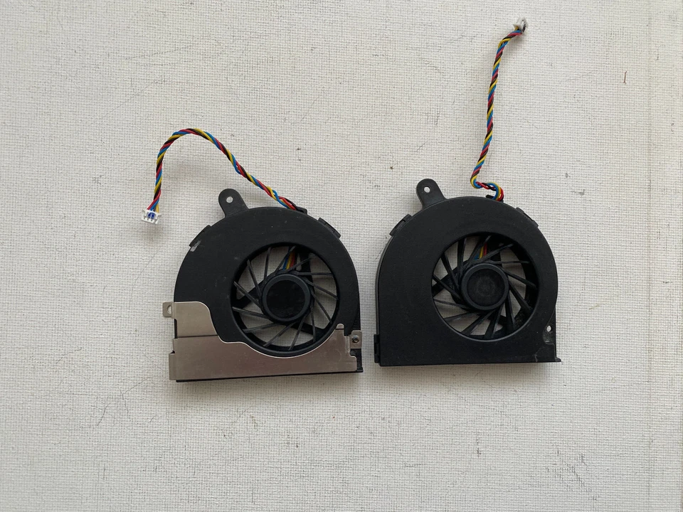 GIGABYTE P2532 LAPTOP COOLING FANS L/R P/N F1B270 - Image 2 of 4