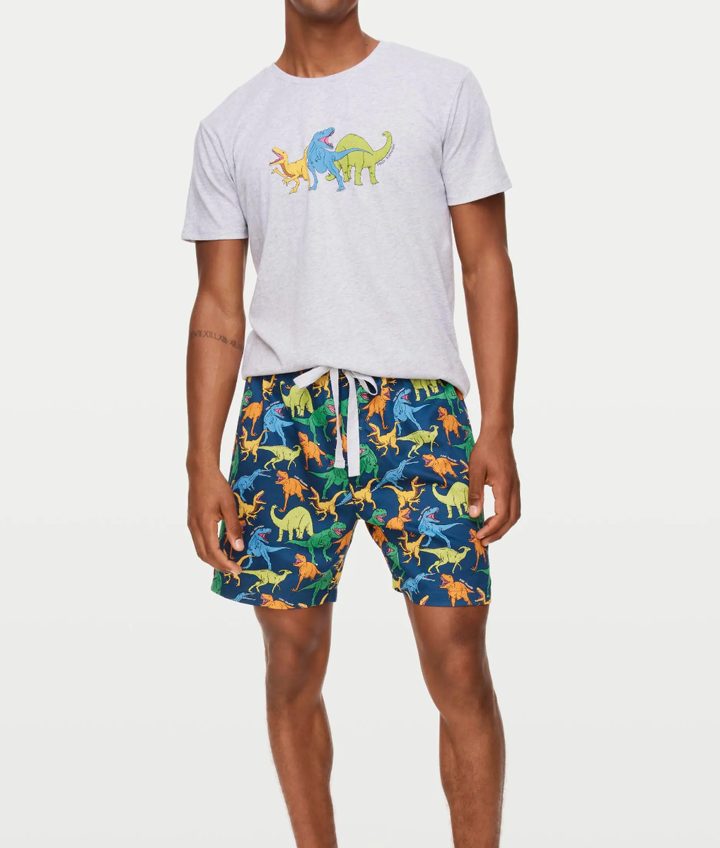 Alexander Sleepwear Peter Alexander Dinosaur Pyjamas NEW