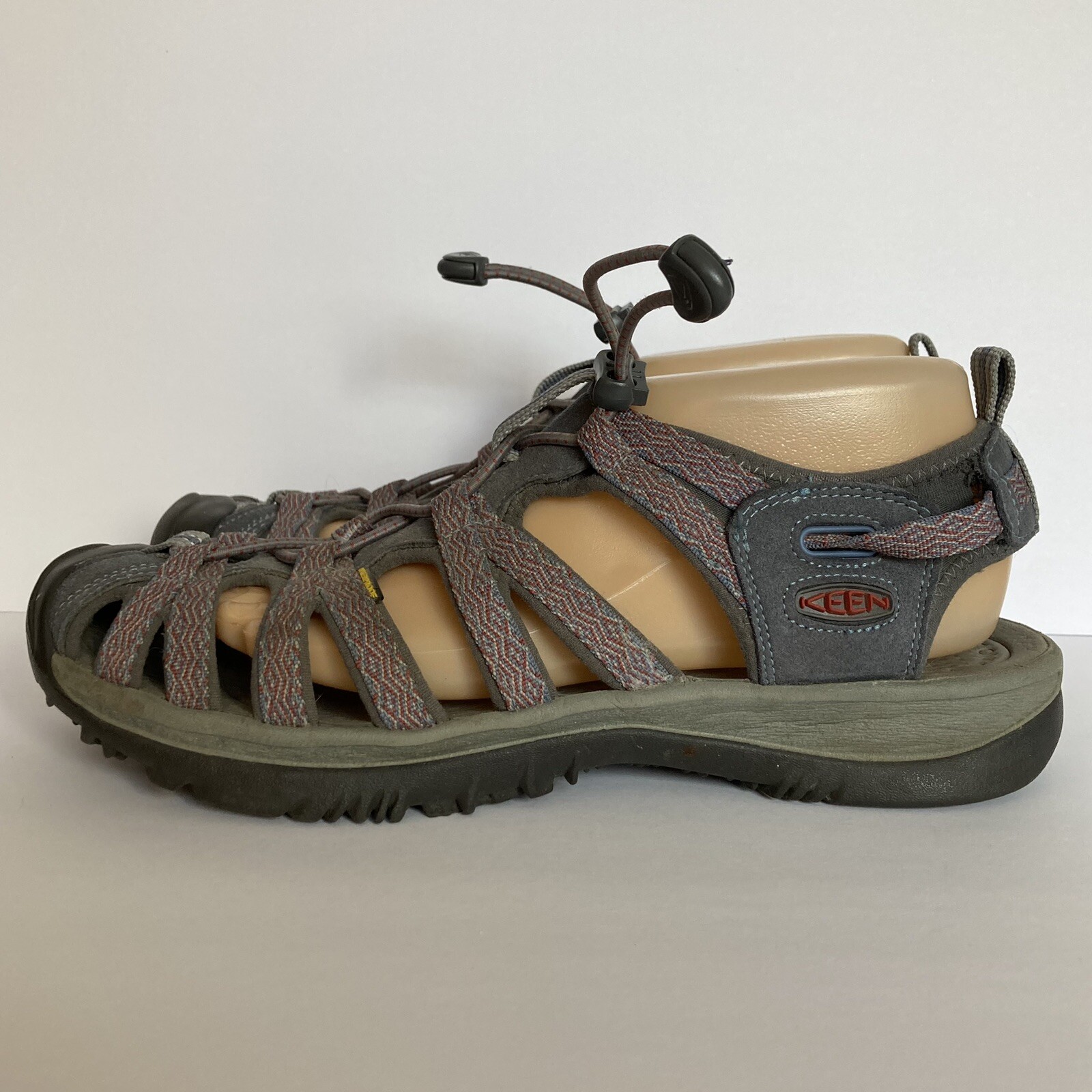 Sandali sportivi Keen Whisper donna 10 grigio viola pietra selce Bossa Nova 1019477