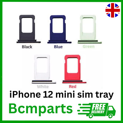 Für Apple iPhone 12 Mini Sim Karten Tray Halter Premium Qualität Ersatz UK