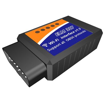 WiFi ELM327 OBD2 Adapter WiFi ELM 327 OBD2 Scanner for Android iOS iPhone ELM...