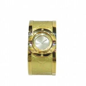 Montre bracelet femme Gucci 112 Toile YA112434 couleur or occasion