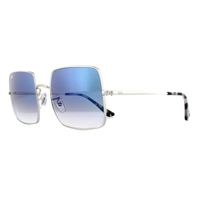 ray ban square silver