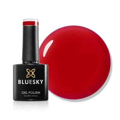 BLUESKY COSMETICS Bluesky Gel Polish - Fiery Red - SS2520 Red Gel Nail Polish