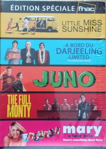 COFFRET 6 DVD COMEDIE - JUNO + MARY + FULL MONTY + MISS SUNSHI neuf sous blister
