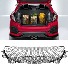 For Honda Civic Accord Rear Truck Bed Cargo Net Envelope Elastic Storage w/ Hook