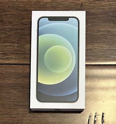 Apple iPhone 12 Empty Box Only Green 64 GB NO PHONE With Charger Cord - Main Image