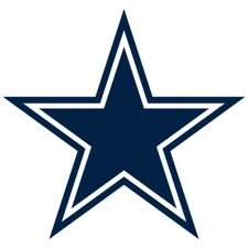 2-PACK  NFL TEAM LOGO  STICKER  NFL FOOTBALL DALLAS COWBOYS 4in.