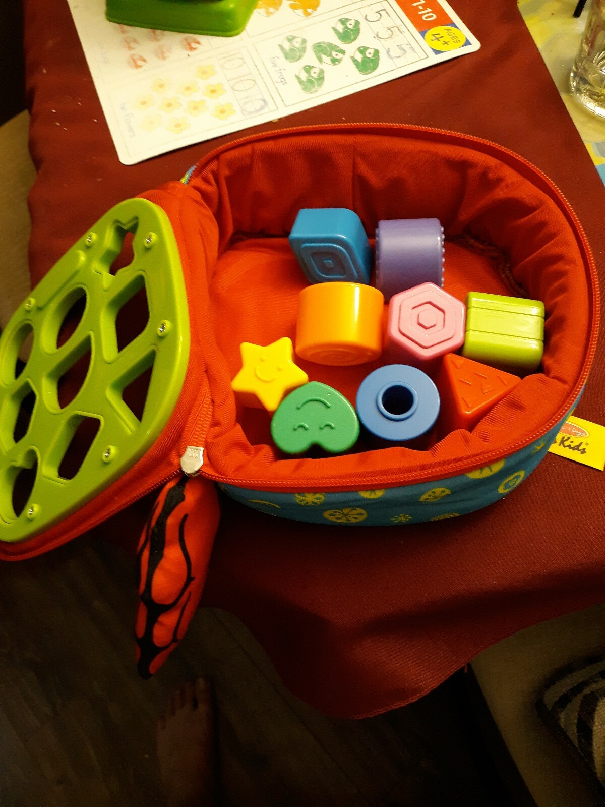 take along shape sorter